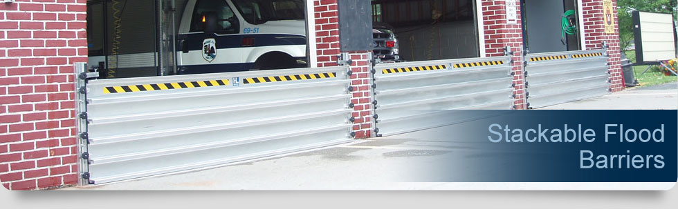 stackable flood barrier