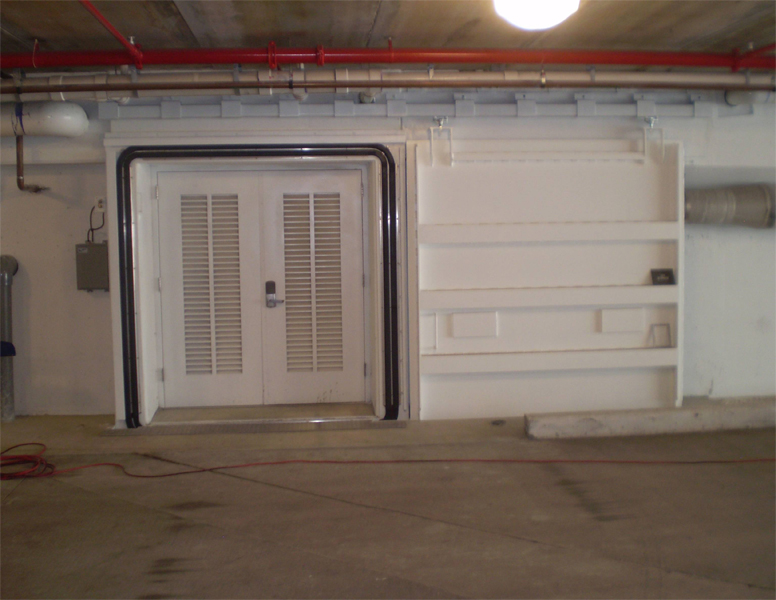 D5B –Watertight Door with inflatable seals in open position.