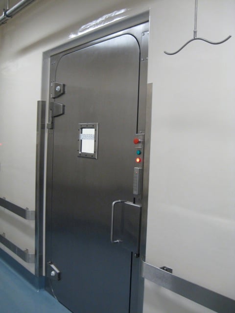 Presray APR laboratory doors with pneumatic seals.