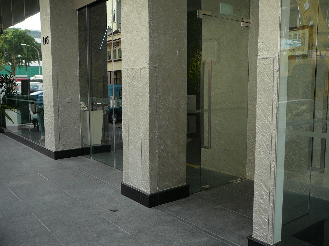 FastLogs installed in new hotel on Tyrwhitt Rd in Singapore. Photo: Double doors before deployment.